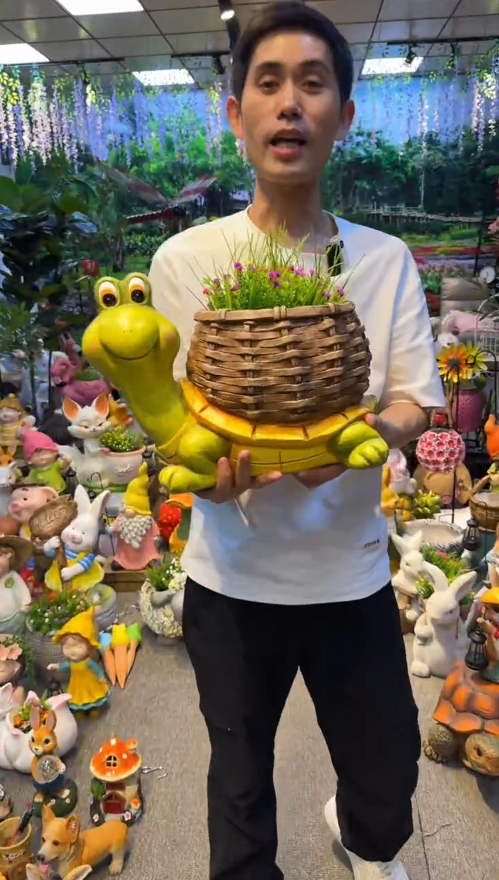 无花朵花园庭院摆件&00&