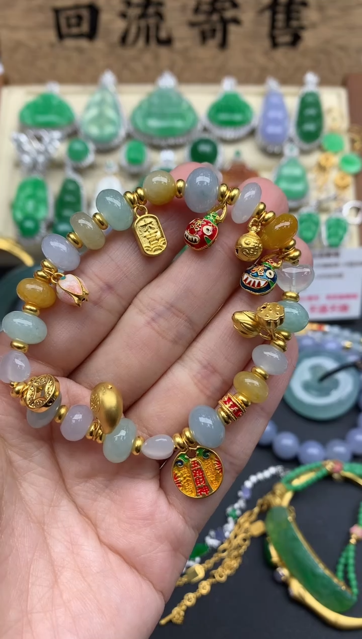 【闪购商品】翡翠手串未镶嵌555-中国好珍宝