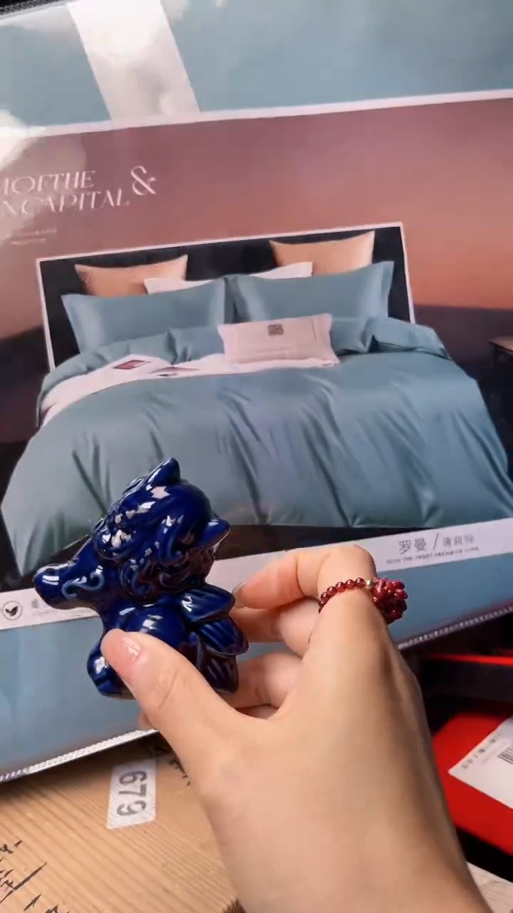瓷片陶茶666文玩周边多人薄荷绿
