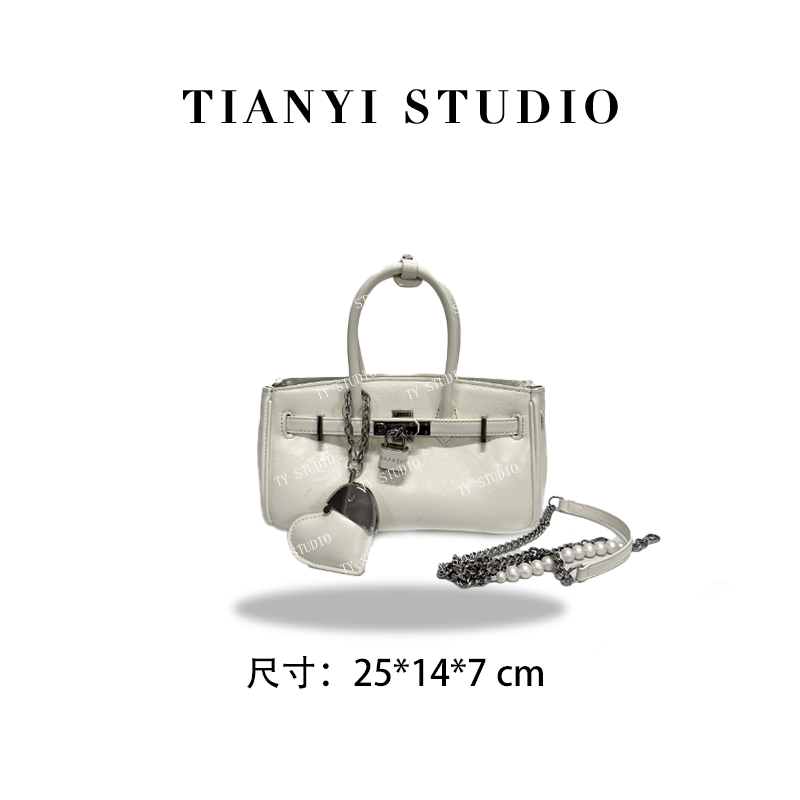 【TY】SD-5283-白色 轻奢高级韩版单肩潮流时尚简约女包