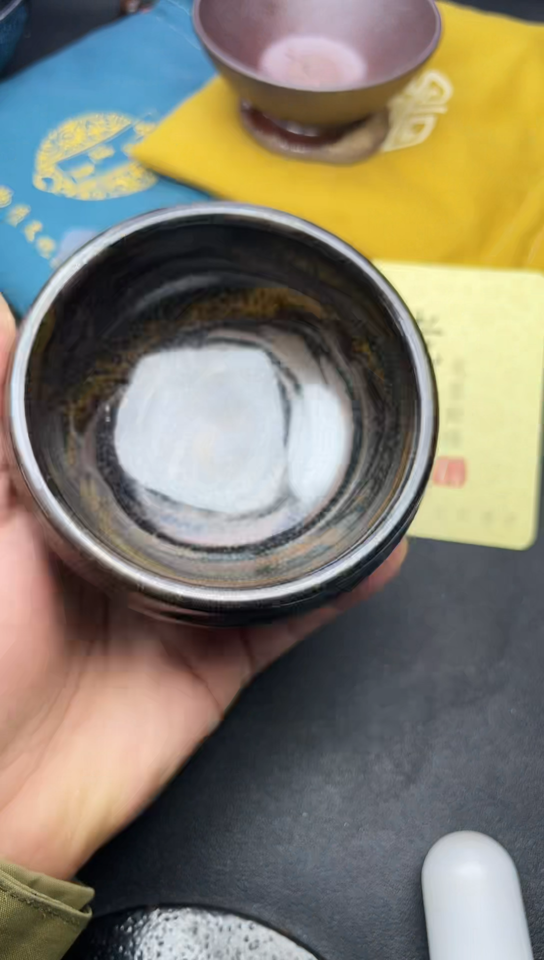 【闪购商品】茶盏125叶紫建盏叶紫
