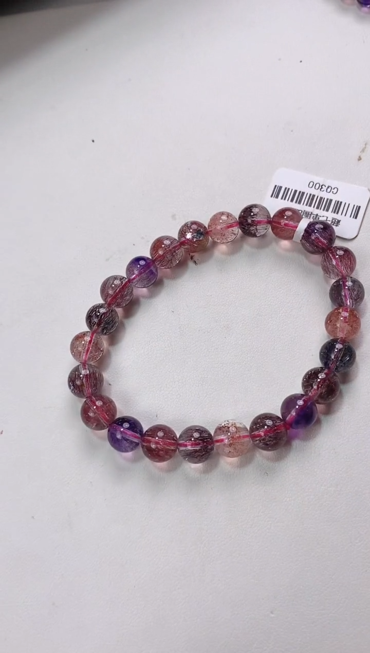 【闪购商品】水晶超七单圈8*未镶嵌多人多样性发其一