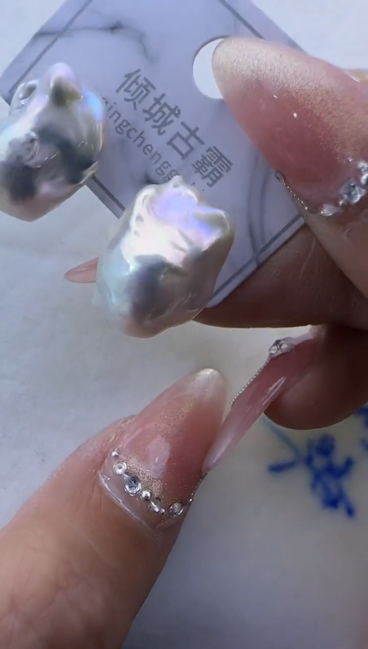 【闪购商品】淡水珍珠耳饰未镶嵌874