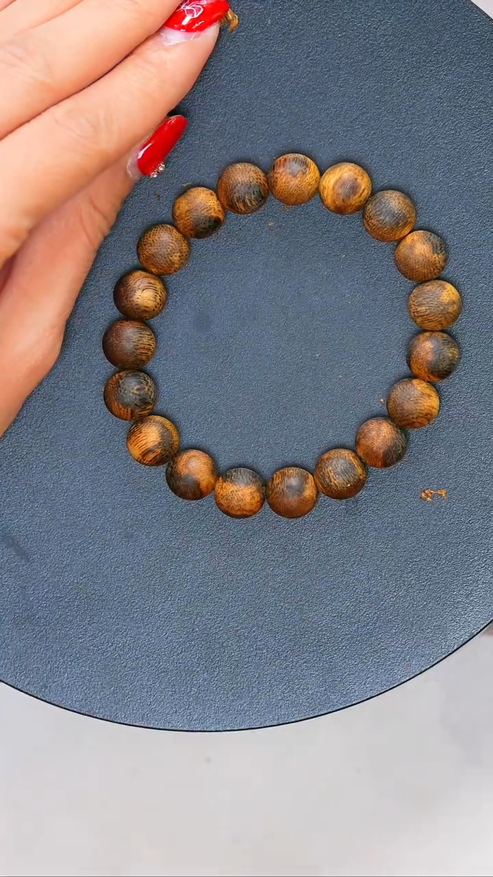 【闪购商品】沉香手串海南野生黄棋圆珠单圈 臻品