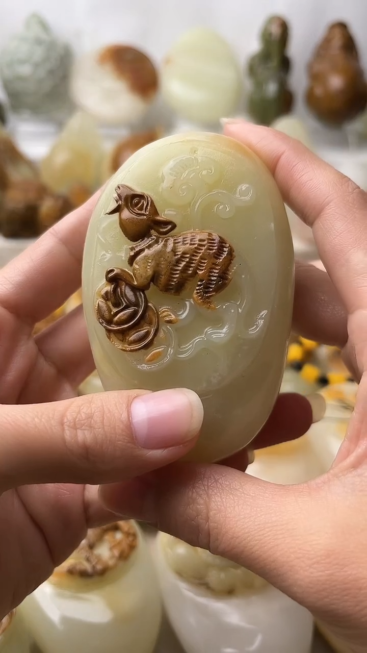 石材古青石棉纹正常不退换鼠