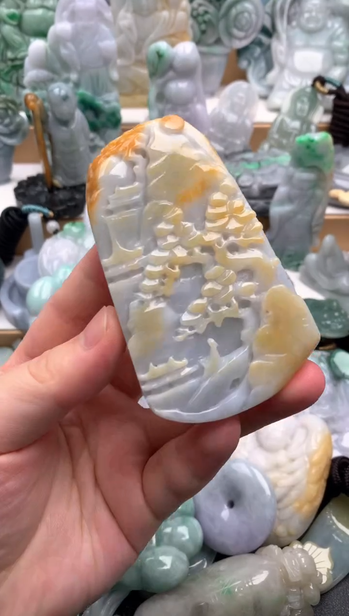 吊坠(不含链)未镶嵌翡翠1