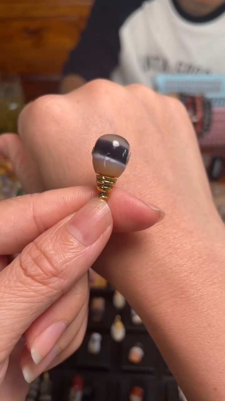 【闪购商品】玛瑙/玉髓颈饰18K金镶嵌玛瑙饰品45