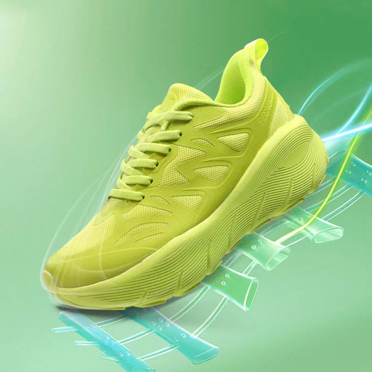 佩斯熊猫泡泡弹避震鞋2025新款轻便跑鞋男女缓震透气跑步跳操鞋夏