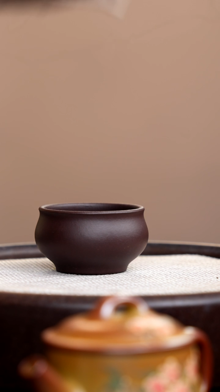 茶壶紫砂紫泥胧月杯