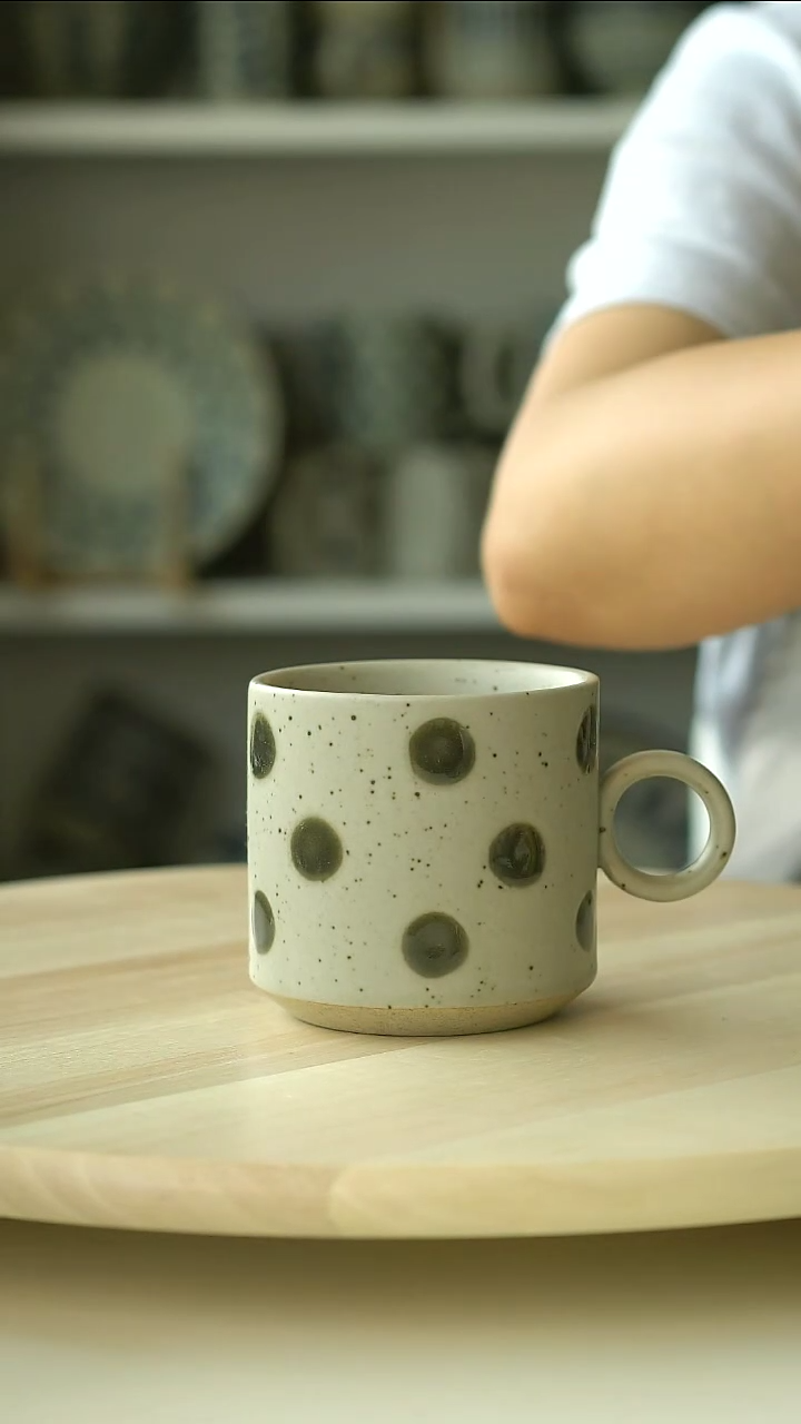 陶瓷027微瑕绿松石280咖啡杯@@4-2@