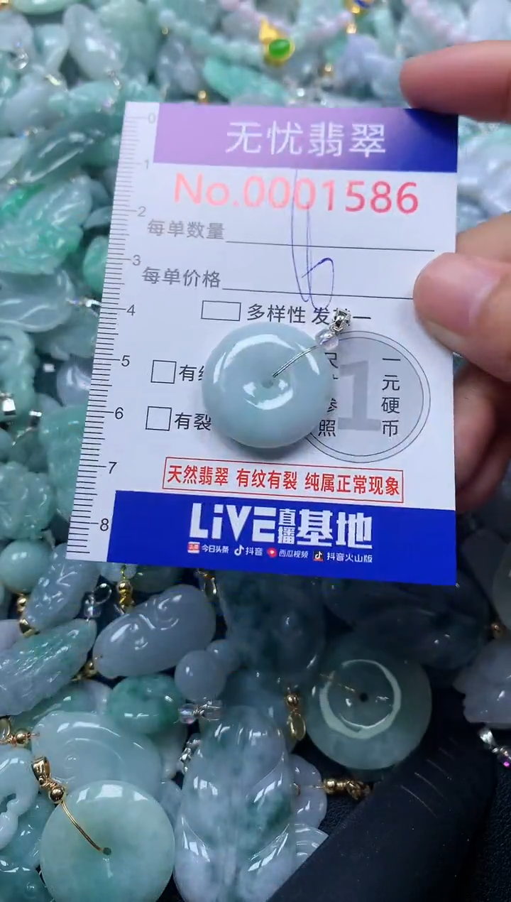 颈饰未镶嵌翡翠1586