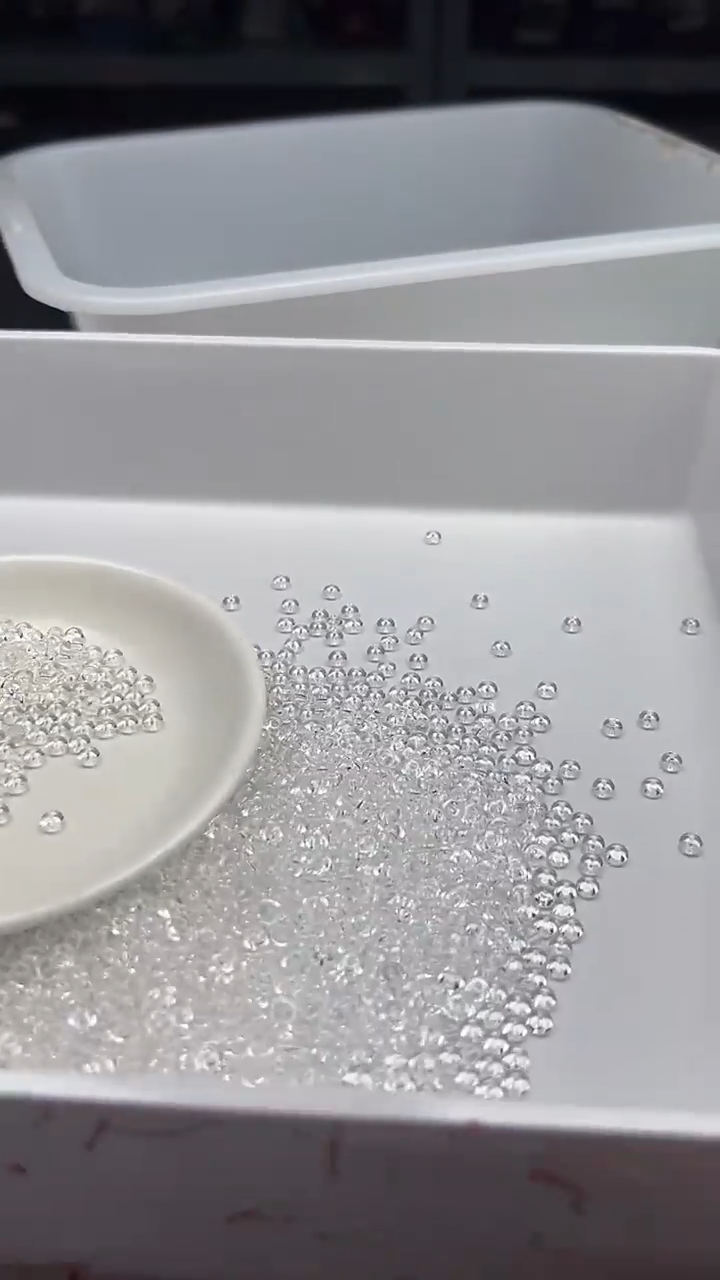 颈饰未镶嵌水晶w2876白水晶算盘4*2mm*50颗