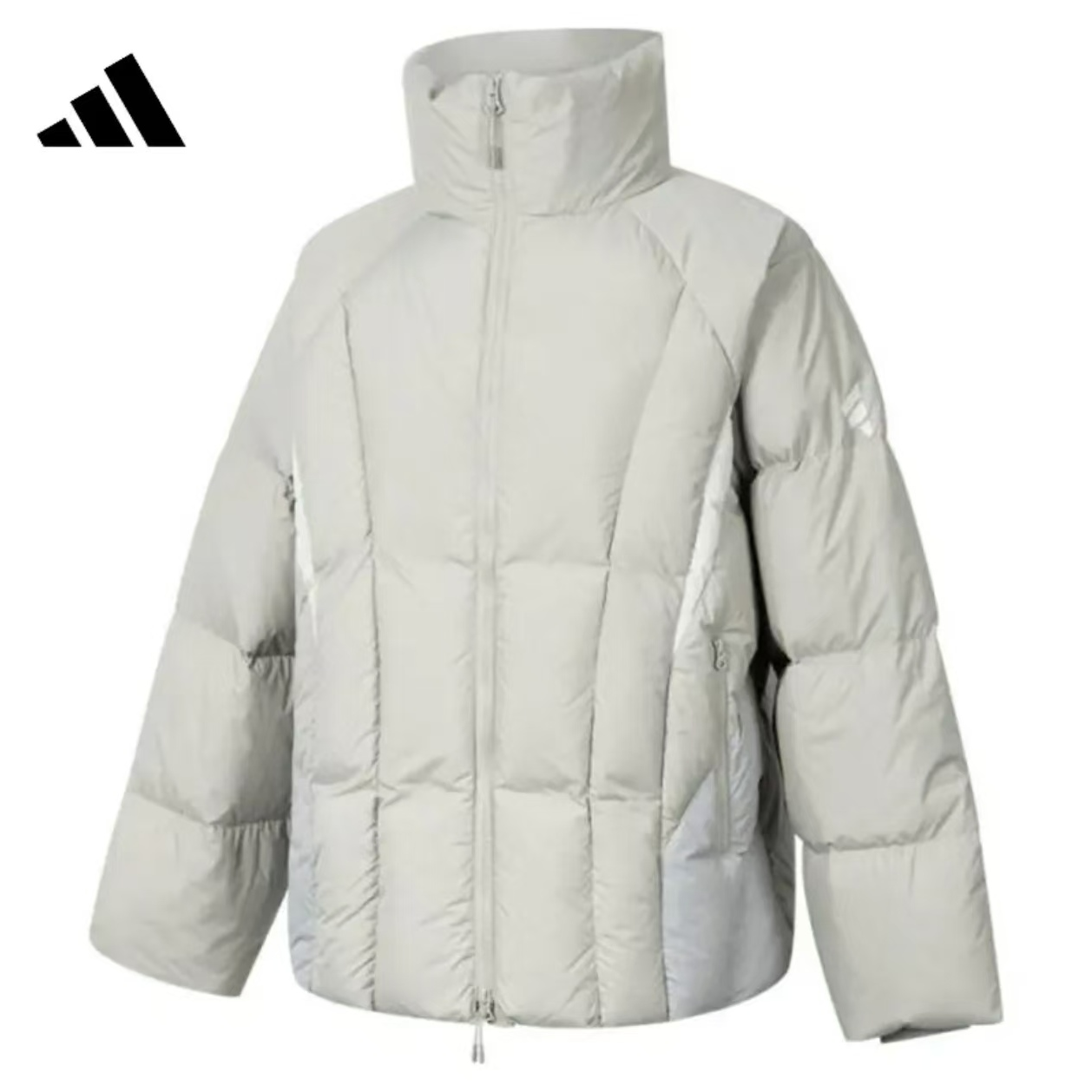 【滔搏联动】adidas阿迪达斯男子FUSTL DOWN JKT短厚羽绒服JY0222