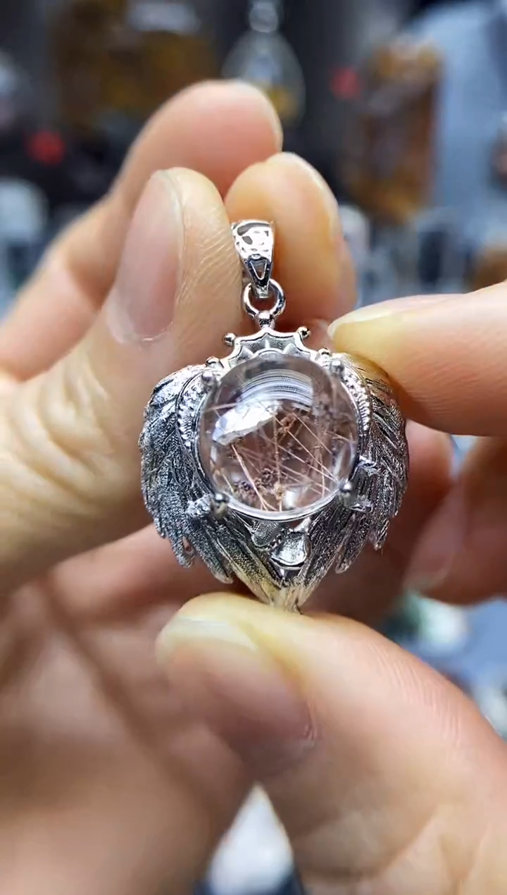 【闪购商品】水晶颈饰银S925镶嵌水晶