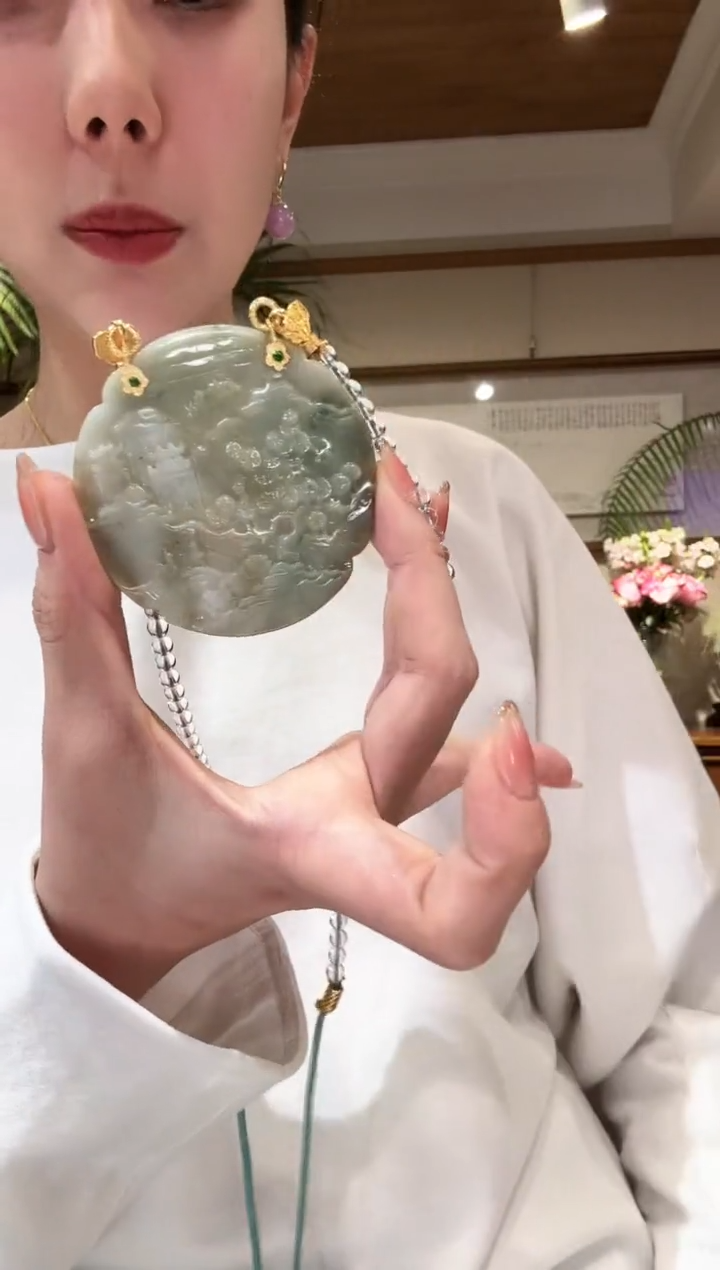 【闪购商品】翡翠颈饰未镶嵌国风