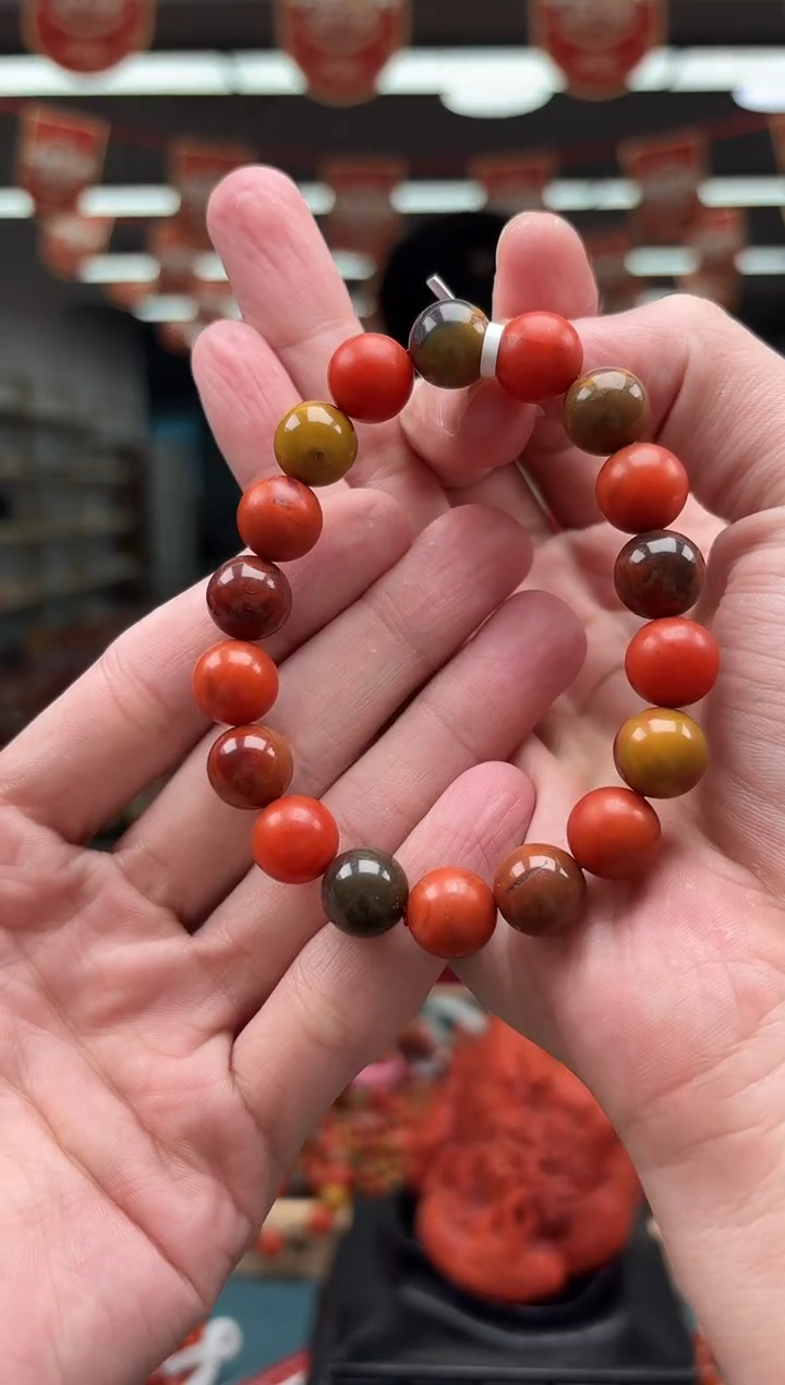 【闪购商品】南红玛瑙A30未镶嵌11mm包浆单圈-多样性发一件