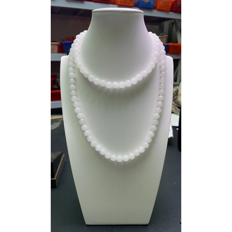 A388新疆白料8mm项链时尚百搭男女款多样发货其一