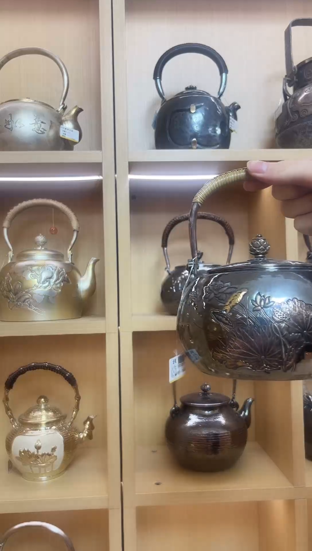 古悦足银999烧水壶           