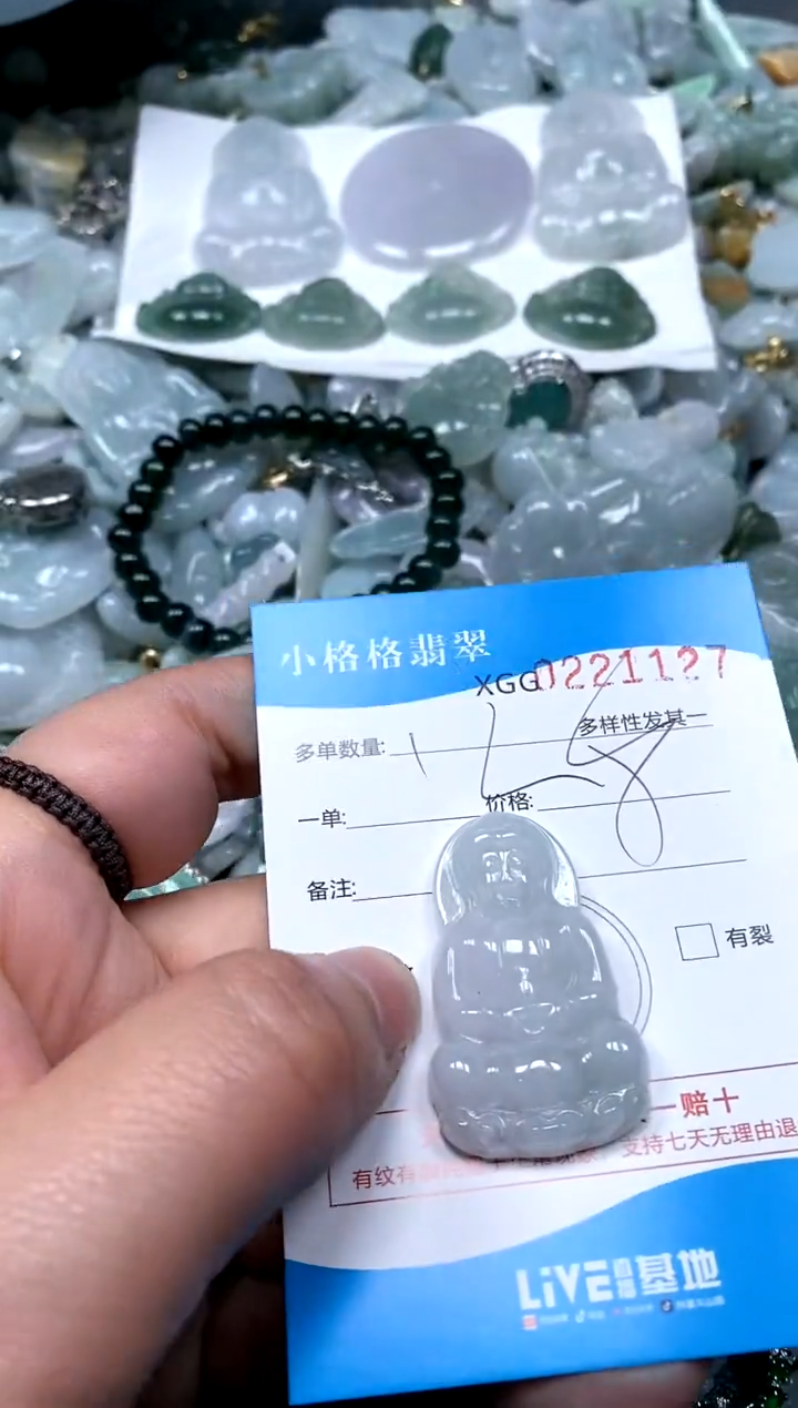 【闪购商品】翡翠颈饰未镶嵌闪购商品0221127