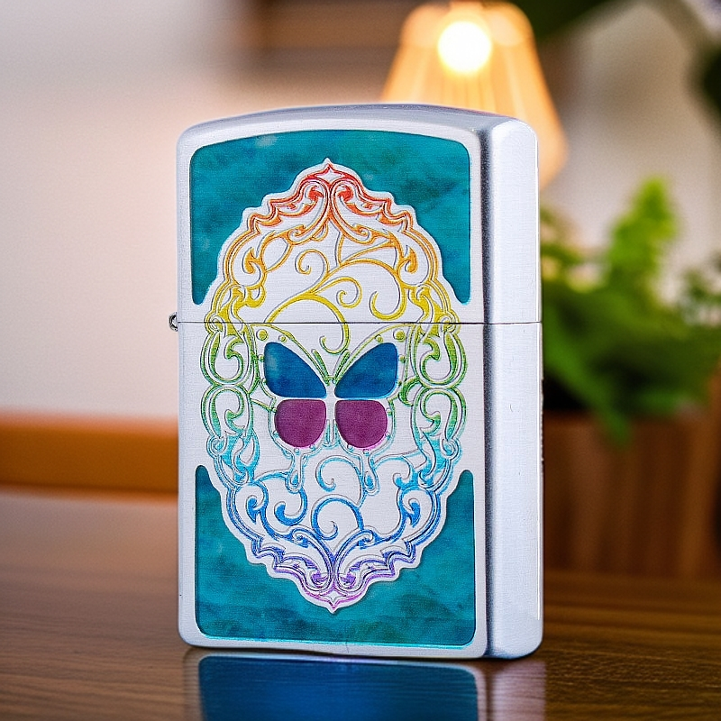 原装佐罗二代夜光星夜蝶语煤油打火机个性潮流防风砂轮点火男士礼