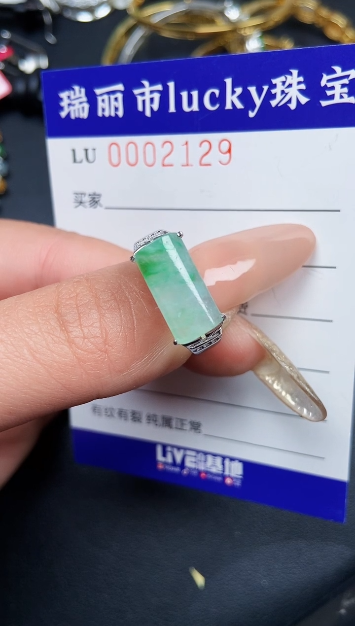 【闪购商品】翡翠颈饰银S925镶嵌2129