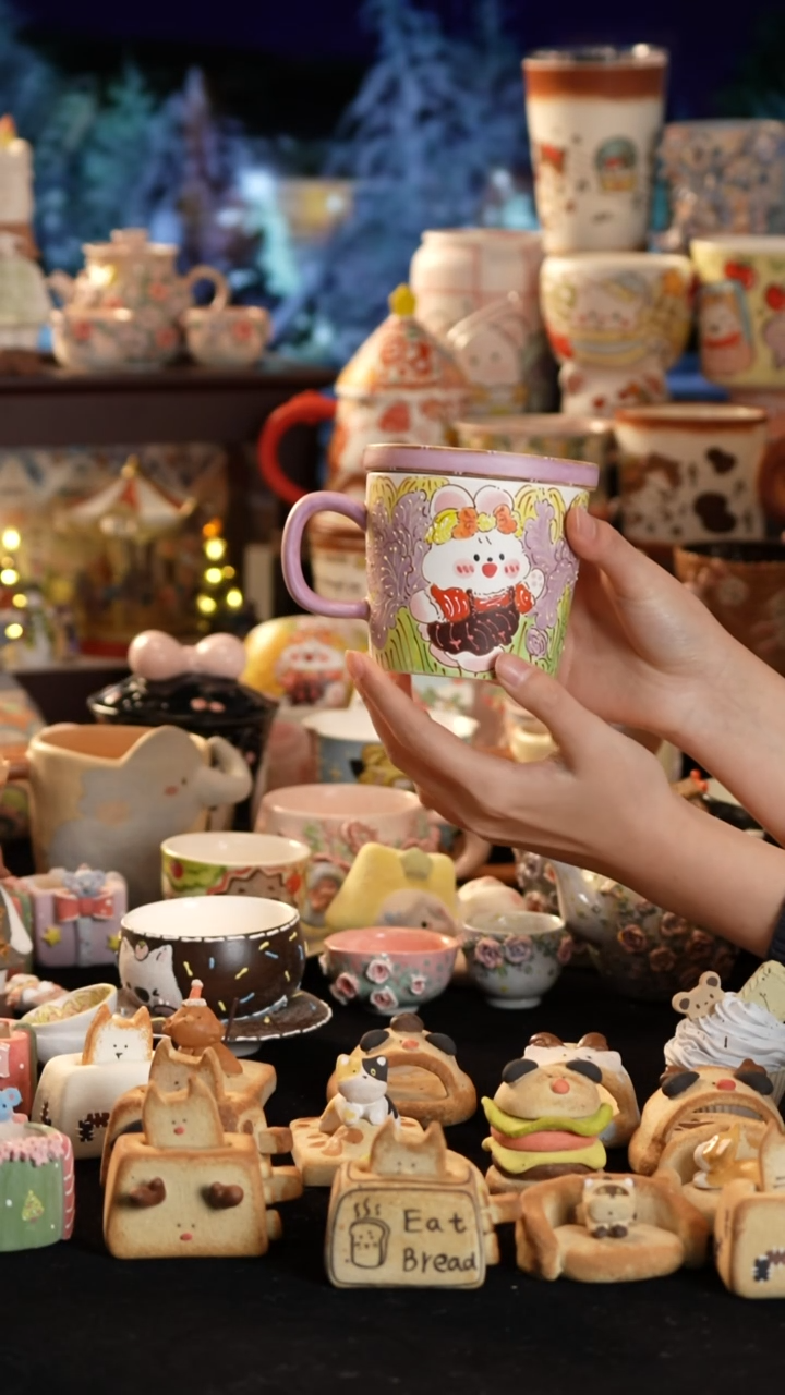 其他陶景德镇釉下彩手绘设计师款陶瓷