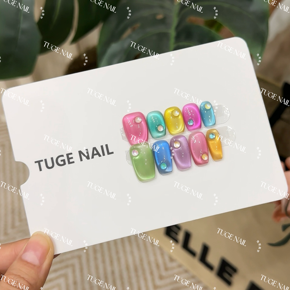 TugeNail “西西子” 春季渐变多巴胺马卡龙色系生日专属美甲1190