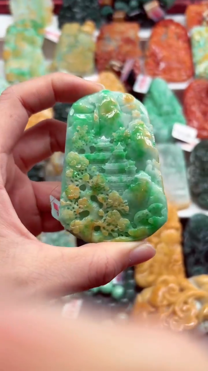 吊坠(不含链)未镶嵌翡翠天然翡翠