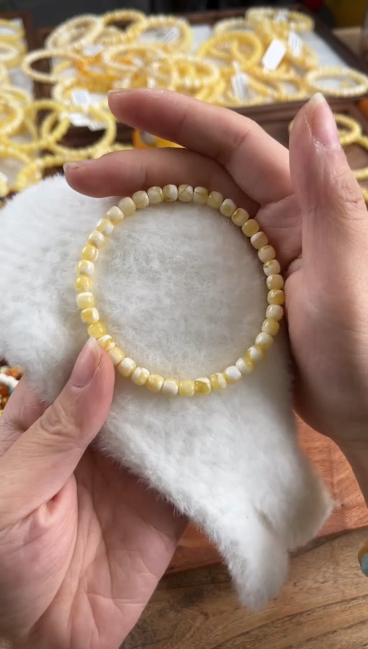 【闪购商品】蜜蜡裸石未镶嵌蜜蜡手串5.5没品控
