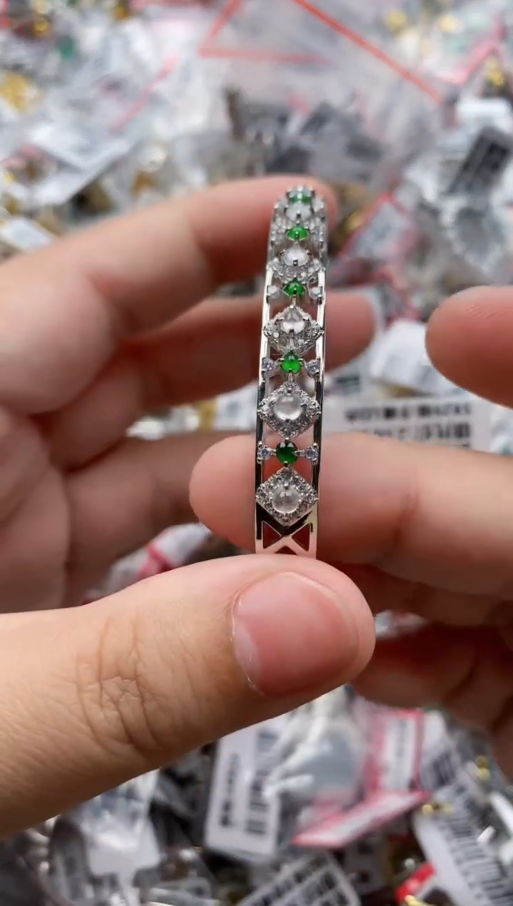 【闪购商品】翡翠戒指银S925镶嵌11111---3