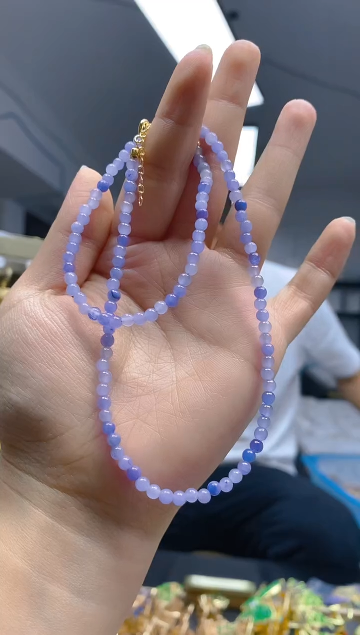 【闪购商品】翡翠耳饰合金0393翡翠锁骨链