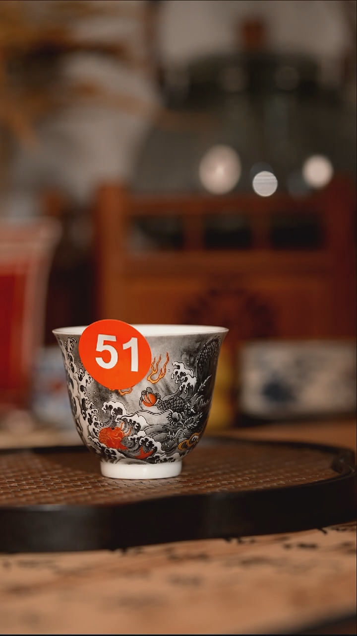 杯Q0133景德镇陶瓷一个///51龙的