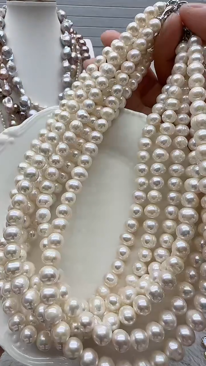 淡水珍珠未镶嵌项链3