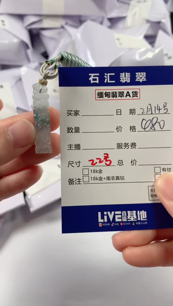 【闪购商品】翡翠颈饰未镶嵌11111111