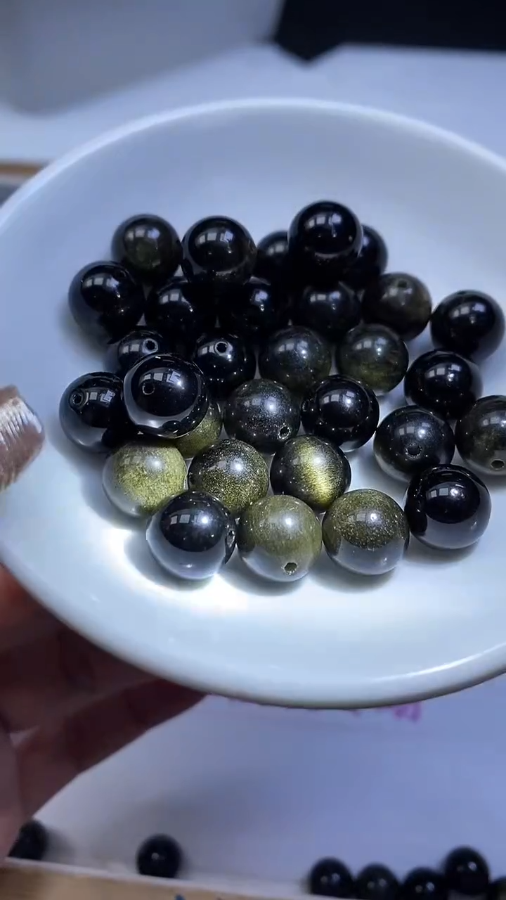 未镶嵌散珠玛瑙/玉髓B909 金 耀 石10mm10颗6.8元