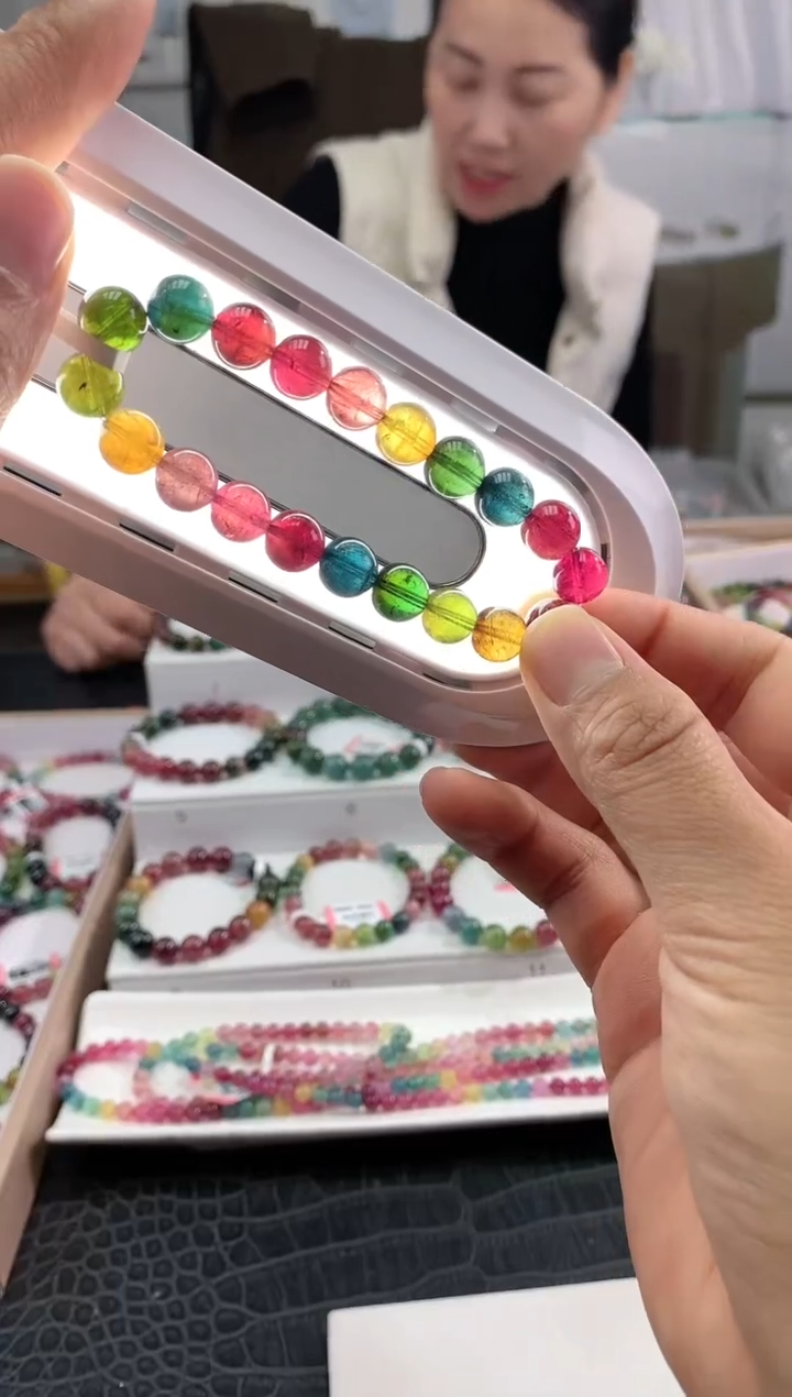 【闪购商品】碧玺手串未镶嵌多样性发一条