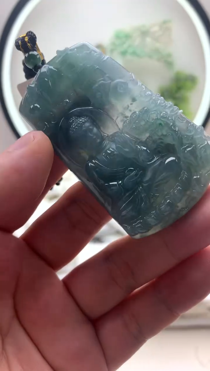 颈饰未镶嵌翡翠阿弥陀佛