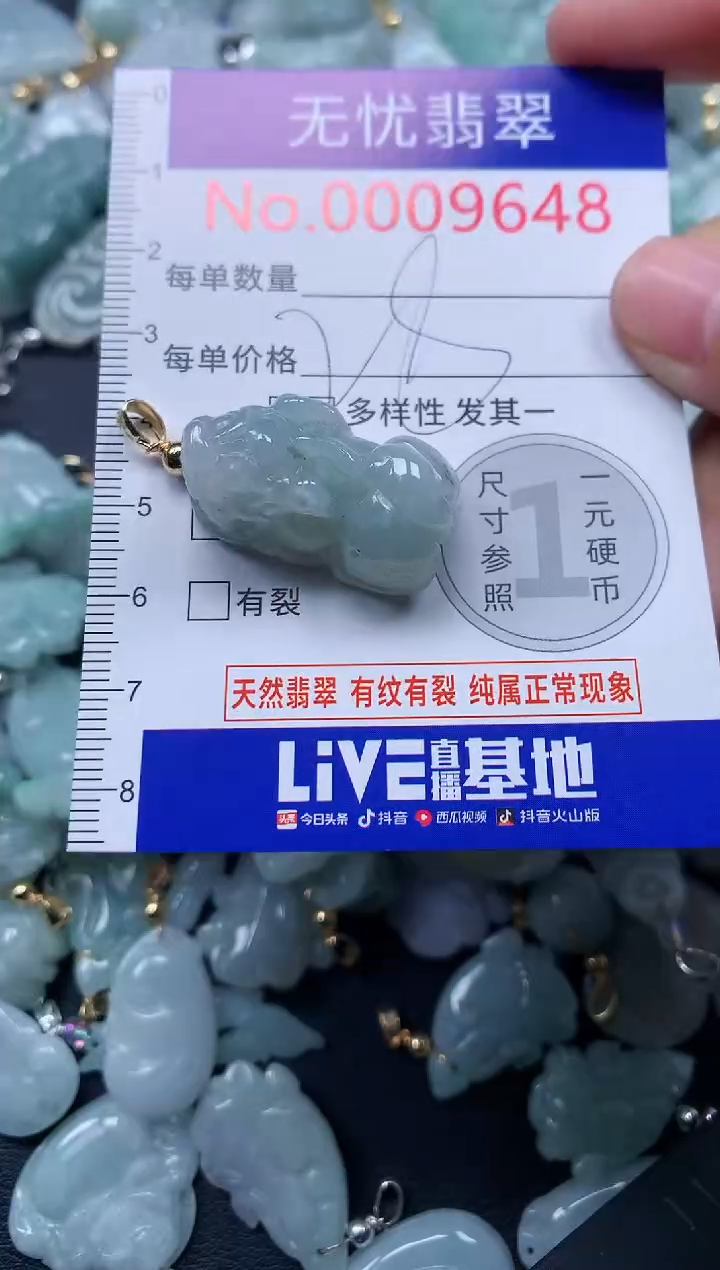 颈饰未镶嵌翡翠9648