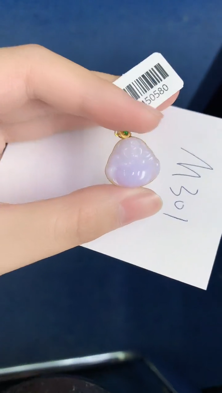 【闪购商品】翡翠颈饰18K金镶嵌000000000