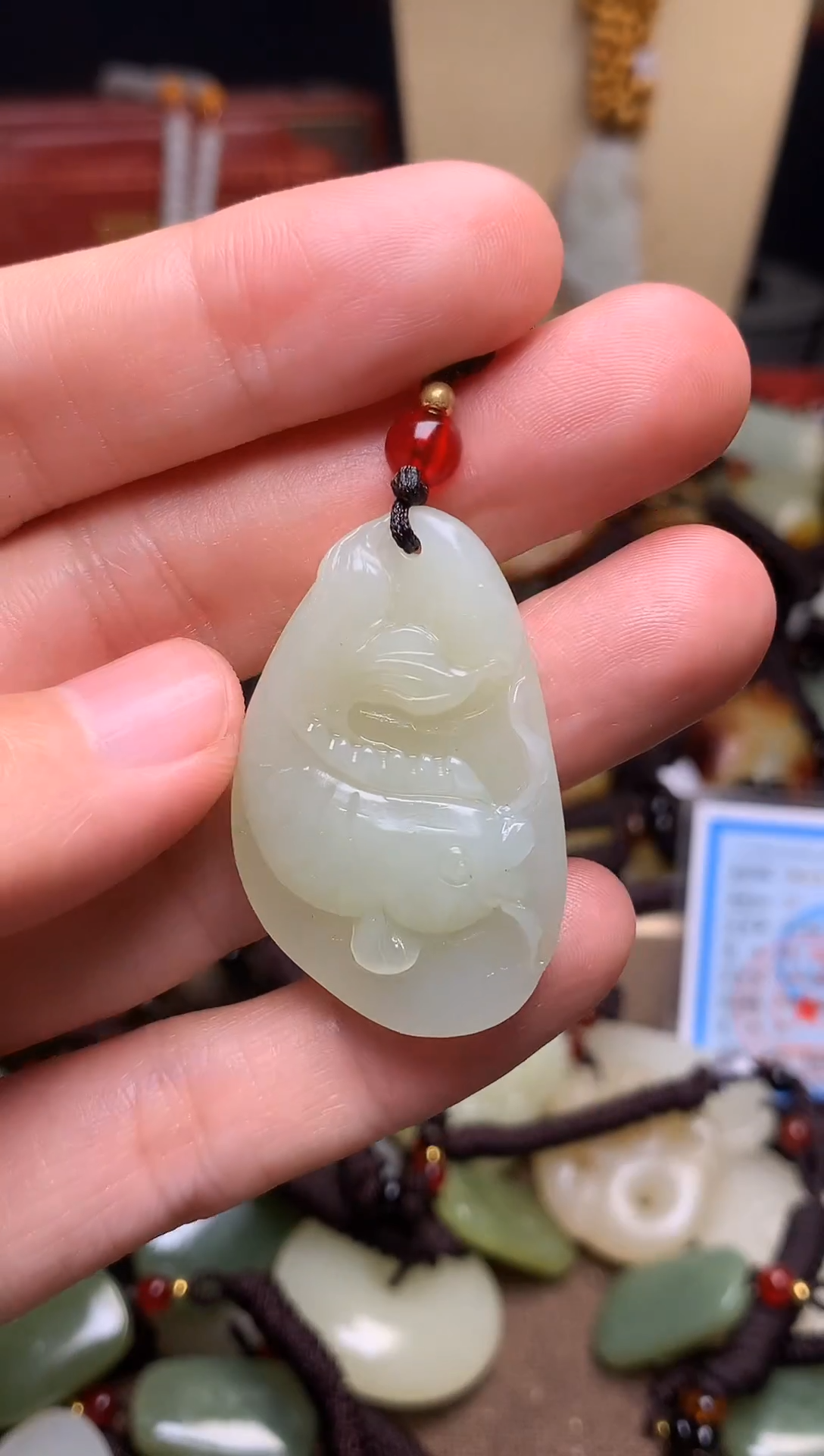 颈饰未镶嵌和田玉新疆料青海料清水和田玉吊坠