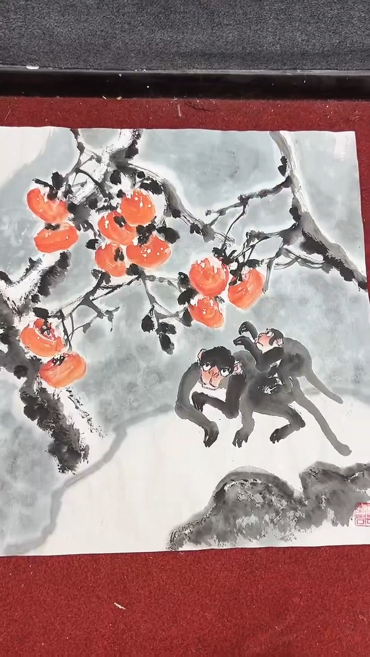 国画周大拙/国画/花鸟