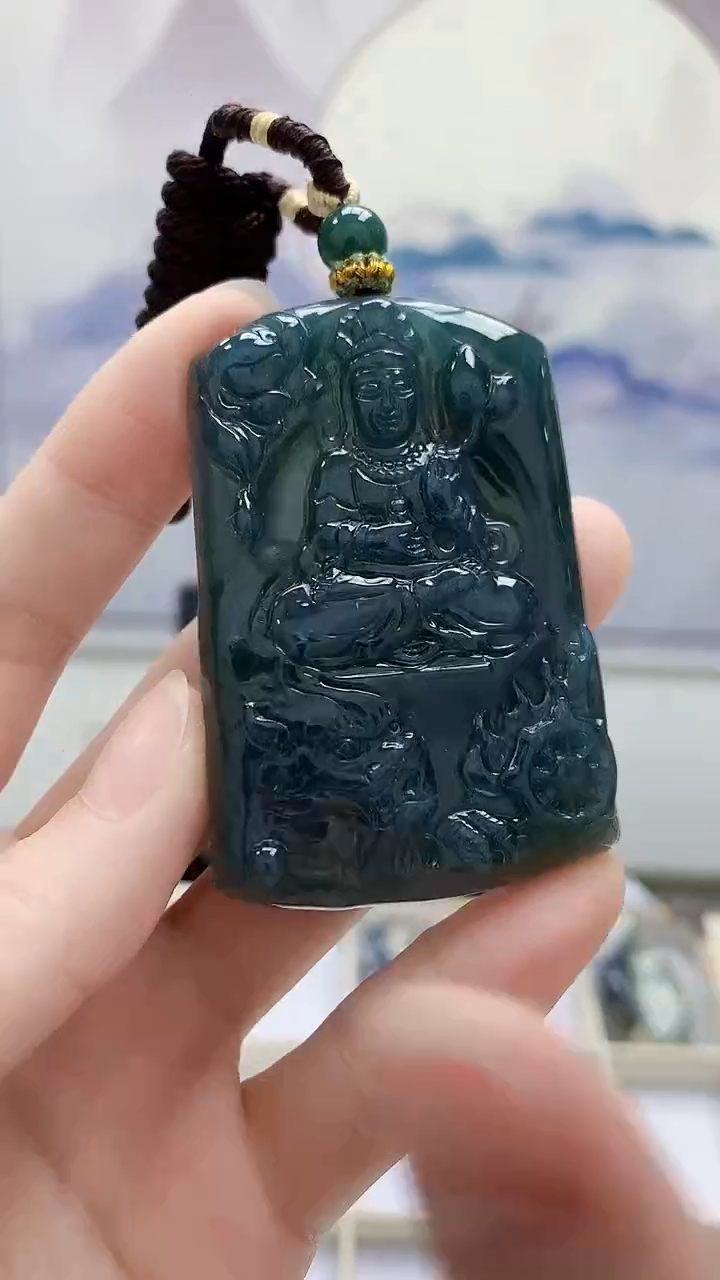 未镶嵌定制翡翠5028ry-毛货挂件59