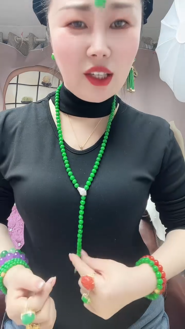 【闪购商品】翡翠颈饰银S925镶嵌C99号