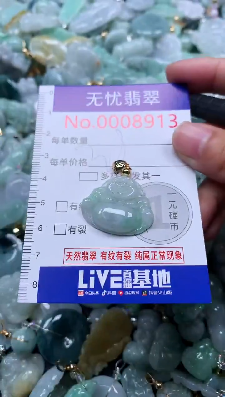 颈饰未镶嵌翡翠8913