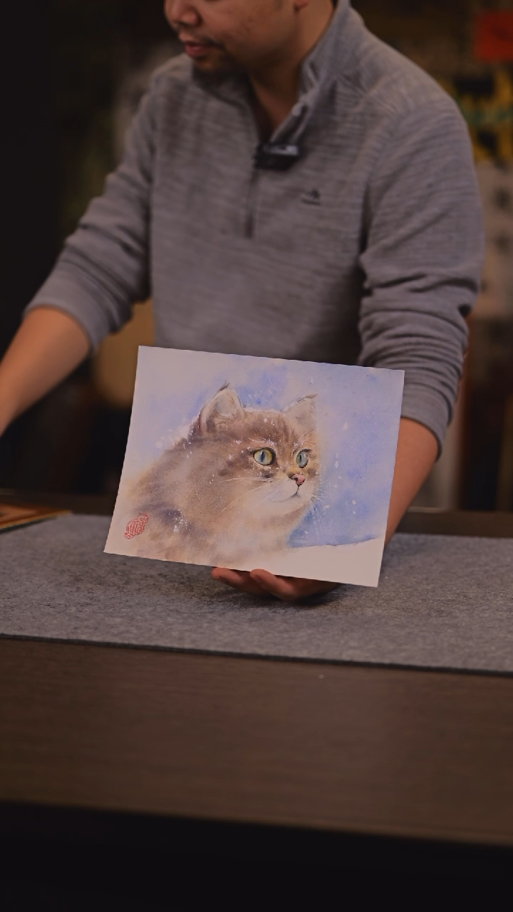 【闪购商品】书法138 猫咪 SS 三三老师