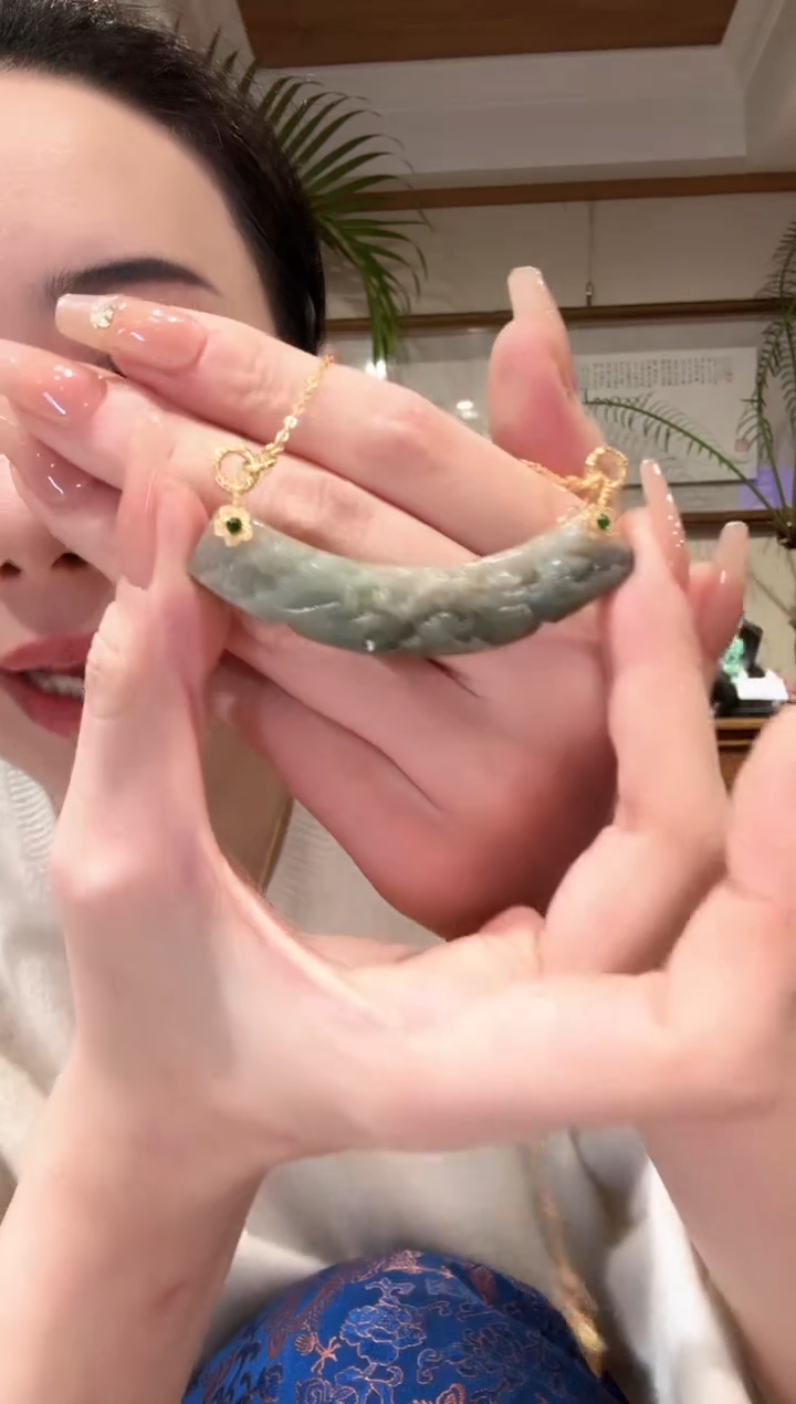 【闪购商品】翡翠颈饰未镶嵌国风