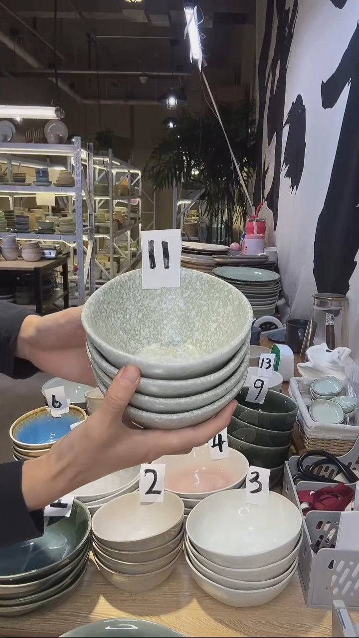 瓷06高温釉下彩陶瓷餐具默认微瑕