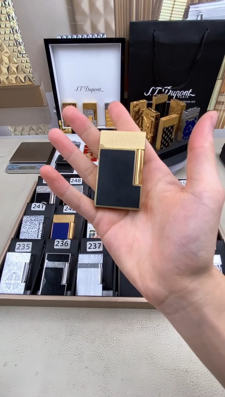 商务钉--黑金--单火--全套礼盒