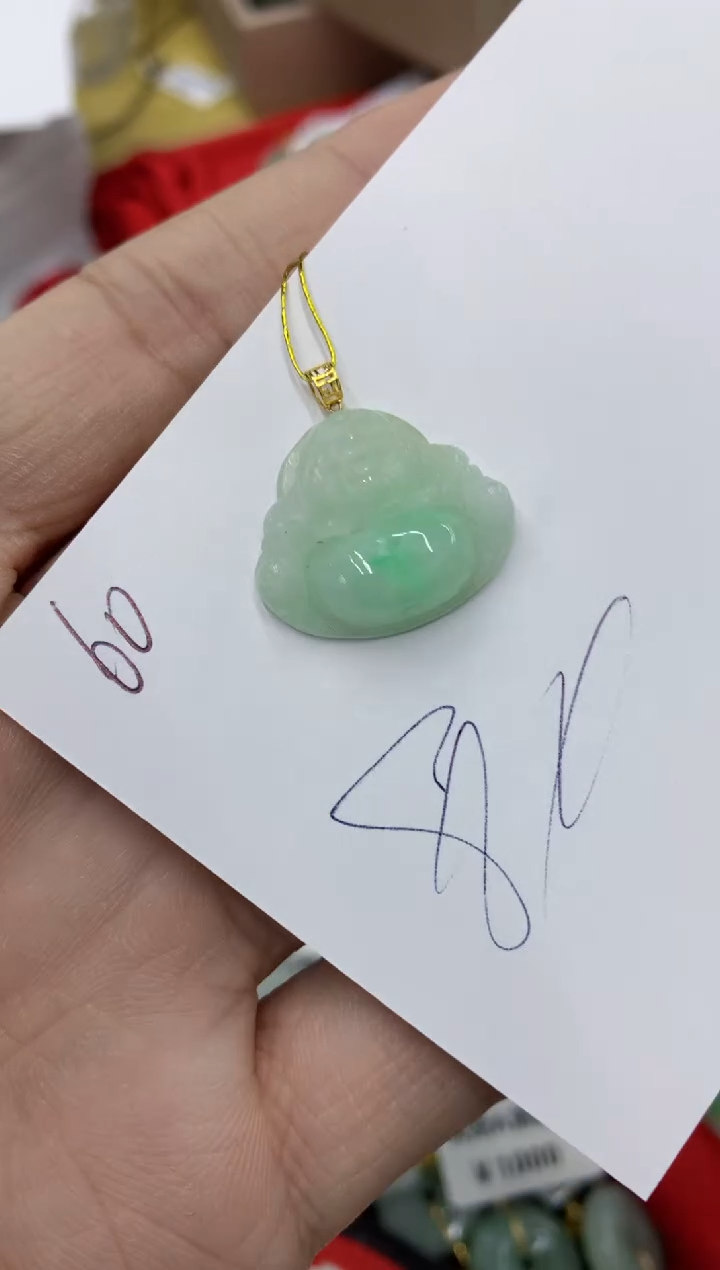 【闪购商品】翡翠颈饰18K金镶嵌号链接111111111