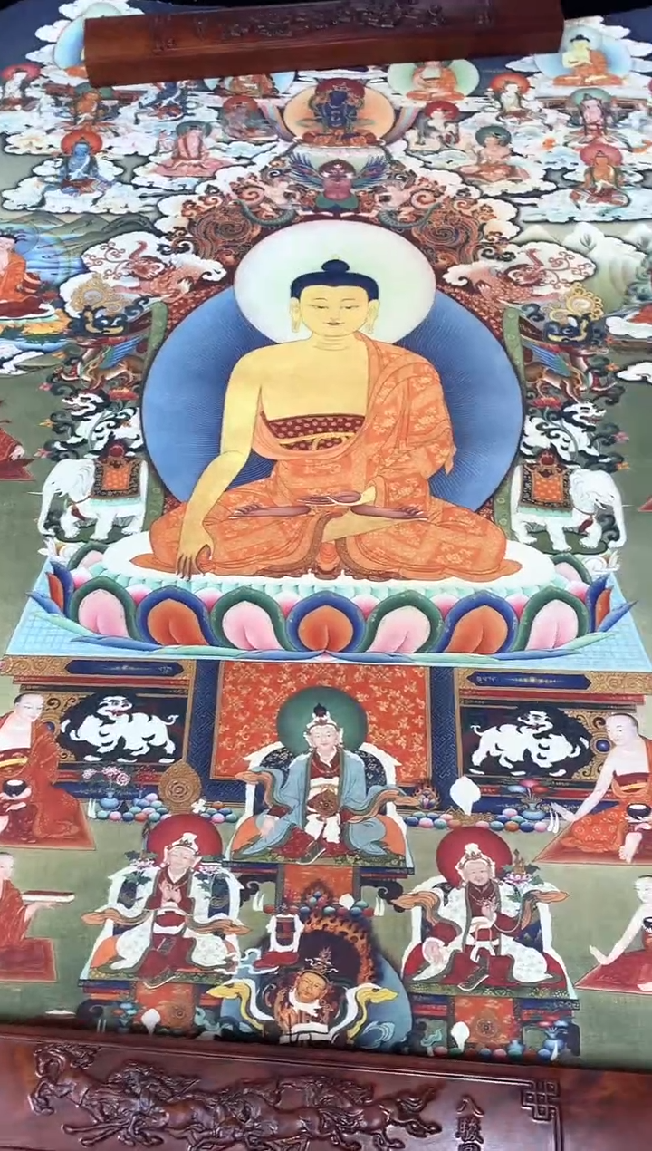 卷轴画153万佛朝宗